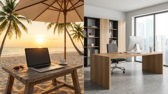 Homeoffice oder Workation: Was bringt Unternehmen mehr Vorteile?