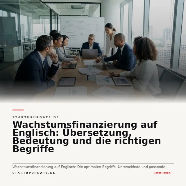 Share-Card fuer Wachstumsfinanzierung auf Englisch: Übersetzung, Bedeutung und die richtigen Begriffe